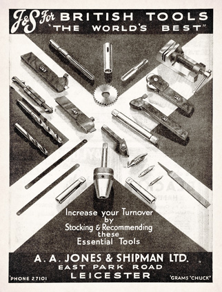 A.A Jones & Shipman Ltd advert