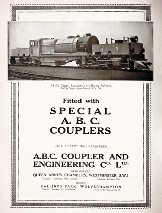 A.B.C Coupler Engineering Co Ltd advert