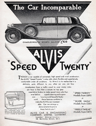 Alvis Ltd advert