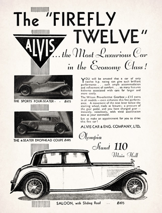 Alvis Ltd advert