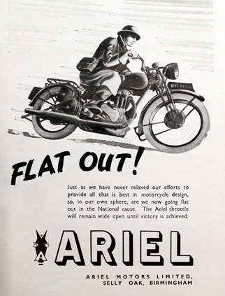 Ariel Motors (J.S) Ltd advert