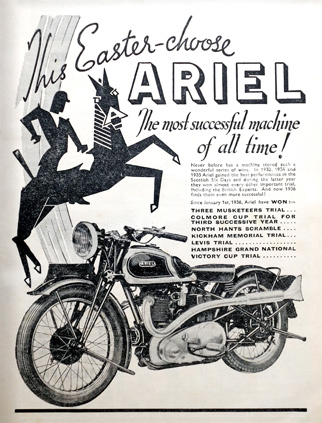 Ariel Motors (J.S) Ltd advert