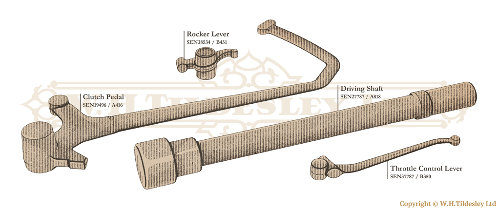 Armstrong Siddeley Motors LTD forged components parts examples