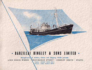 Barzillai Hingley & Sons Ltd advert