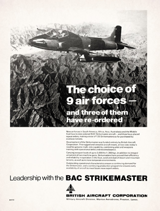 British Aircraft Corporation Advert