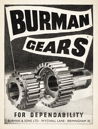 Burman & Sons Ltd advert