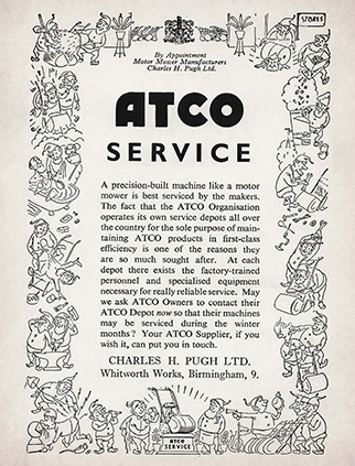 Charles H Pugh Atco advert