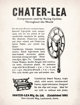 Chater-Lea Manufacturing Company Limited advert