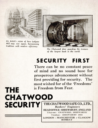 Chatwood Safe & Engineering Co Ltd advert