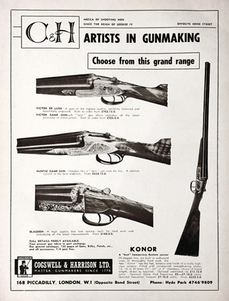 Cogswell & Harrison Ltd advert