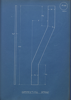 A.A Jones & Shipman - Connecting Strap WH Tildesley Forging Technical Drawing