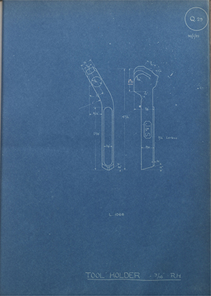 A.A Jones & Shipman L1068 Tool Holder - 3/16