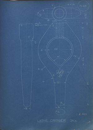A.A Jones & Shipman L1902 Lathe Carrier 2 1/4