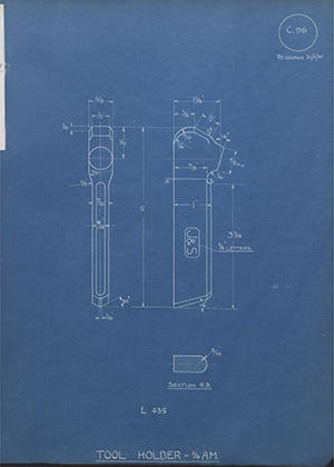 A.A Jones & Shipman L435 Tool Holder - 1/4