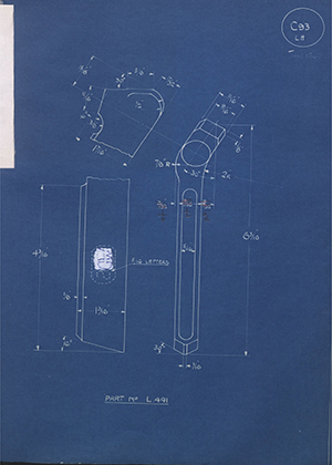 A.A Jones & Shipman L441 - WH Tildesley Forging Technical Drawing