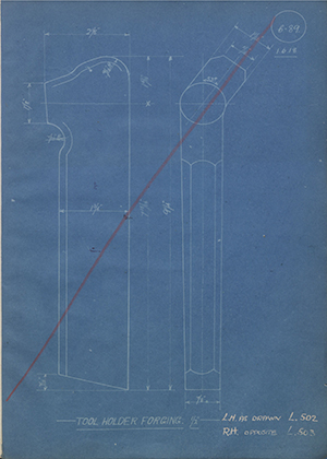 A.A Jones & Shipman L502 / L503 Tool Holder Forging 1/2