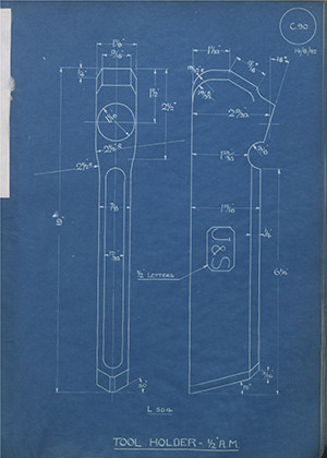 A.A Jones & Shipman L504 Tool Holder 1/2