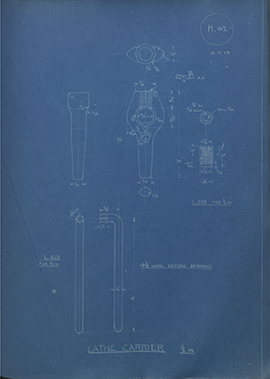 A.A Jones & Shipman L601 Lathe Carrier - 1/4