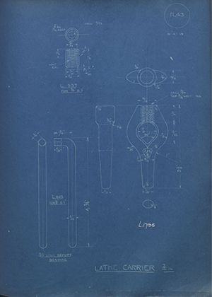 A.A Jones & Shipman L602 Lathe Carrier - 3/4