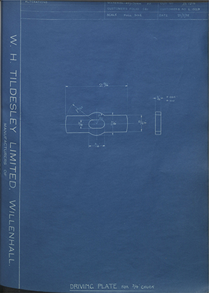 A.A Jones & Shipman LTD L1529 Driving Plate for 3/4