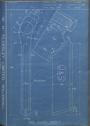 A.A Jones & Shipman LTD L475 Tool Holder - 5/18