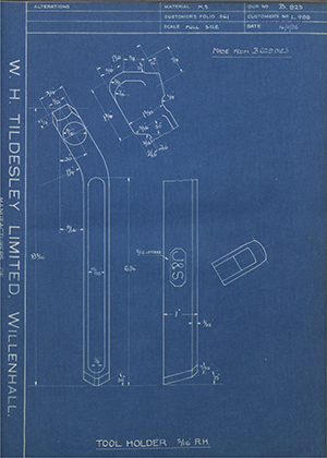 A.A Jones & Shipman LTD L488 Tool Holder - 5/16