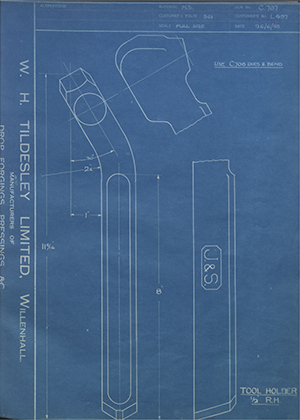 A.A Jones & Shipman LTD L497 Tool Holder - 1/2