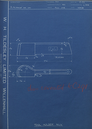 A.A Jones & Shipman LTD L948 Tool Holder 3/4