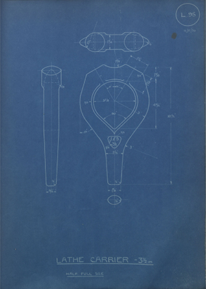 A.A Jones & Shipman  Lathe Carrier - 3 1/2