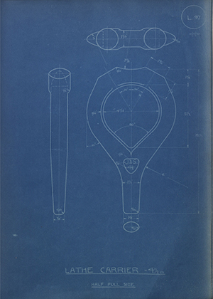 A.A Jones & Shipman  Lathe Carrier - 4 1/2