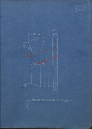 A.A Jones & Shipman  Tool Holder Forging - 1/4