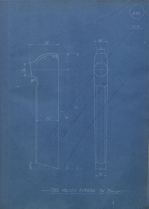 A.A Jones & Shipman  Tool Holder Forging - 3/8