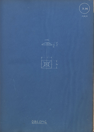 A.J Homer & Sons Ltd Oblong WH Tildesley Forging Technical Drawing