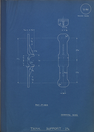 A.J Stevens & Co LTD 10816 Tank Support - 2 3/4