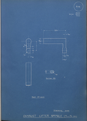 A.J Stevens & Co LTD 11247 Exhaust Lifter Spindle - 2 3/4