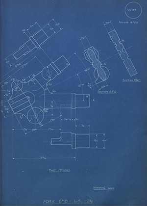 A.J Stevens & Co LTD 11364 Fork End - LH - 2 3/4