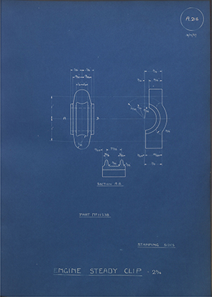 A.J Stevens & Co LTD 11538 Engine Steady Clip - 2 3/4