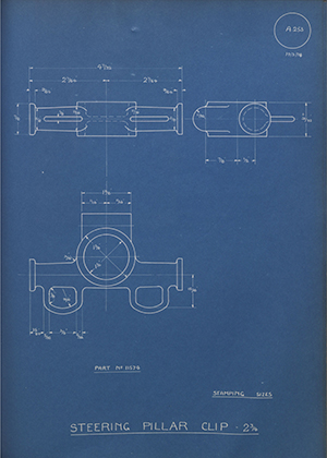 A.J Stevens & Co LTD 11574 Steering Pillar Clip - 2 3/4