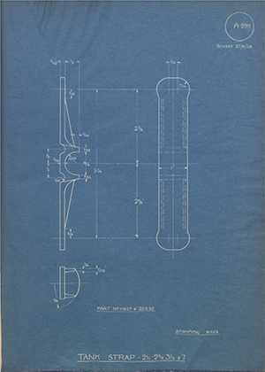 A.J Stevens & Co LTD 11627 / 20230 Tank Strap - 2 1/2