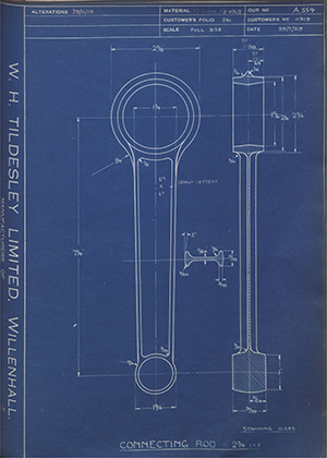 A.J Stevens & Co LTD 11919 Connecting Rod 2 3/4