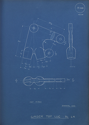 A.J Stevens & Co LTD 15821 Girder Top Lug - 3 1/2