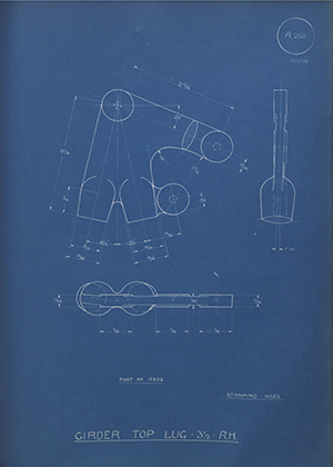 A.J Stevens & Co LTD 15822 Girder Top Lug - 3 1/2