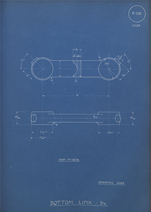 A.J Stevens & Co LTD 15828 Bottom Link - 3 1/2