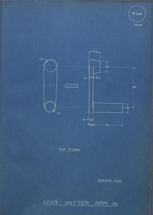 A.J Stevens & Co LTD 15882 Gear Shifter Arm - 3 1/2