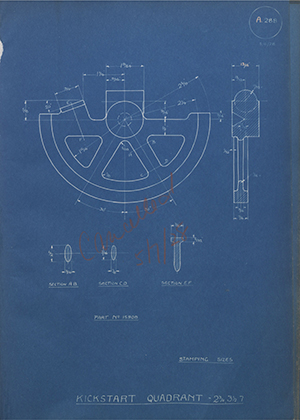 A.J Stevens & Co LTD 15909 Kickstart Quadrant - 2 3/4