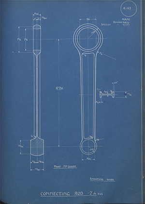 A.J Stevens & Co LTD 20097 Connecting Rod - 2 1/4