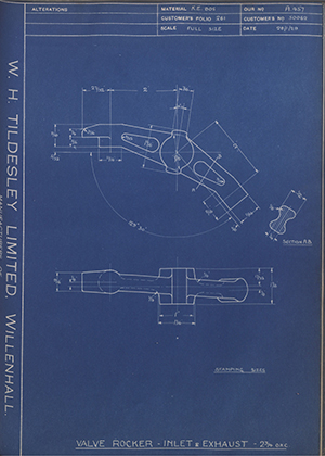 A.J Stevens & Co LTD 50062 Valve Rocker - Inlet Exhaust - 2 3/4