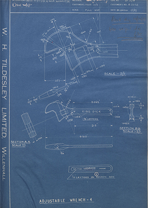 Abingdon King Dick Co LTD A2228 Adjustable Wrench - 4