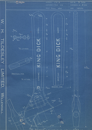 Abingdon King Dick Co LTD B750 Adjustable Spanner 12