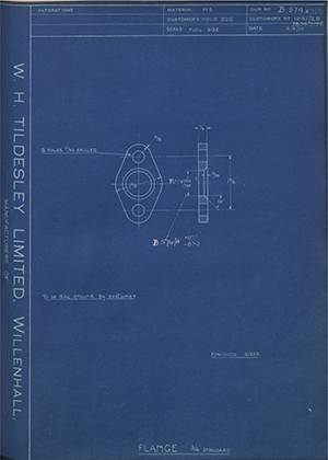 Albion Motors 1941/Z8 / 1804/Z126 Flange 3/4